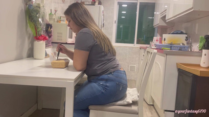 Shameless farting while eating 2