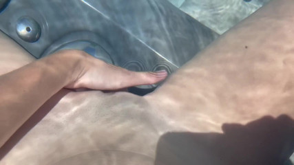 Italian Big Tits Artemisia Love Sexy POV Pussy Play in the Jacuzzi Horny and Wet