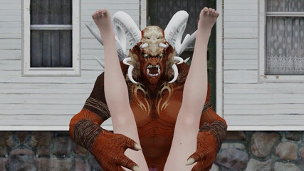 Red Monster Hardcore Fucking with Big Dick