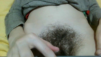 Hairy Pussy Aside, Girl Is Showing Her Hair to Her Boyfriend to Impress Him