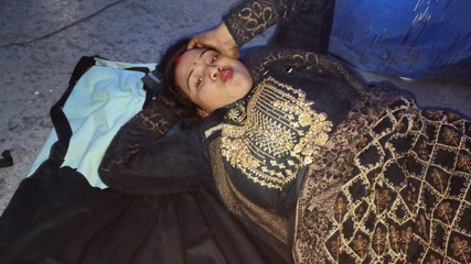 Pinky Bhabhi Pressed Her Tit and Showed Her Pussy