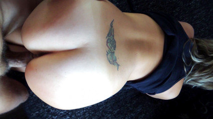 Hard anal penetration in MILF's big tight ass during beauty treatments