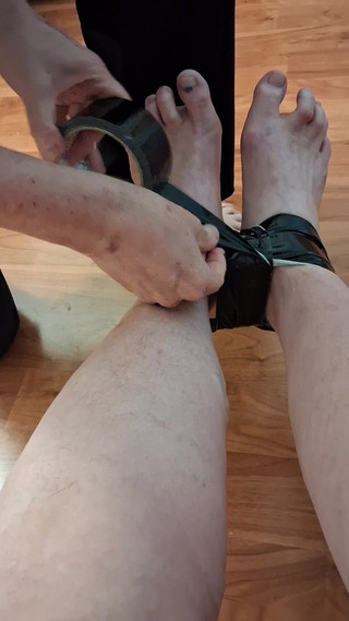 Having My Feet Bound Before the Main Video!
