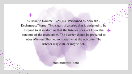 Femdom JOI Mean Denial 05