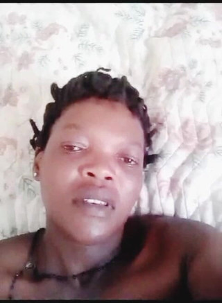 Ebony Agry Bitch Cream Masturbation