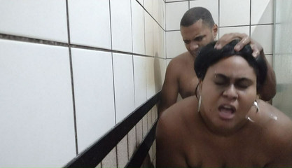 Naughty Sister Masturbates Hot for Brother Until He Can't Take It and Fucks Her Pussy in the Shower