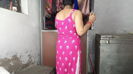 Today My Stepbrother in Law Saw Me in a New Dress and Caught Me and Fucked Me. Clear Hindi Audio.