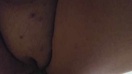 BBW Rides Dildo on Wall and Licks It Clean