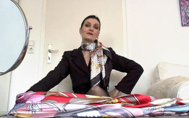 5 Elegant New Satin Neck Scarves for a Black Costume