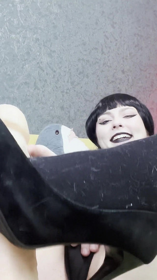 JOI: Wednesday Addams Rewards You with Shoejob and Blowjob