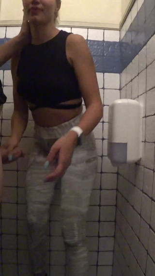 Filthy bathroom quickie - Cherry Kiss