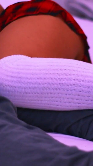 Her Stepbrother's Girlfriend and Friend Go to the Apartment to Fuck.