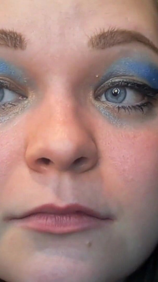 Close-up Sobbing and Ruined Makeup