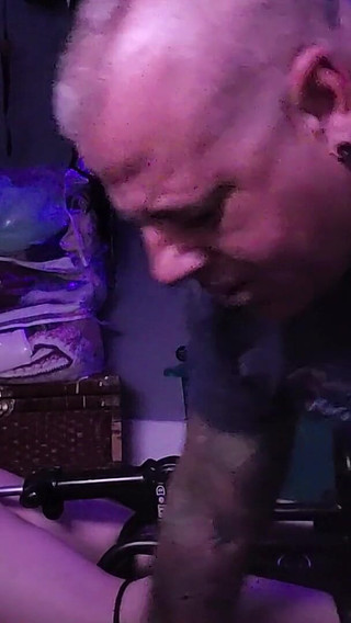 Tied Slut and Stepdaddy’s Fuck Machine