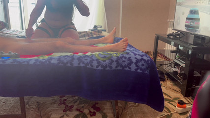 In the Morning My Skinny Boyfriend Was the Hardest Boss in the Game Over BBW Girlfriend