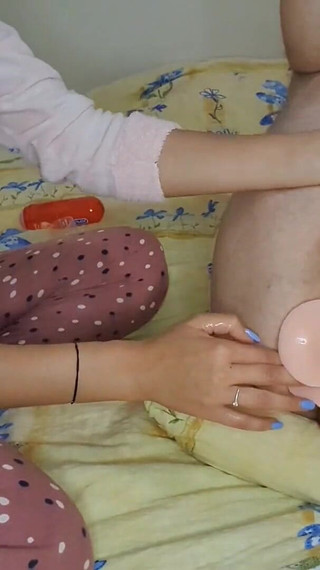 Femdom Mistress Best Assplay. Badkittyb Fucking Her Slave with a Huge BBC Dildo & Handjob