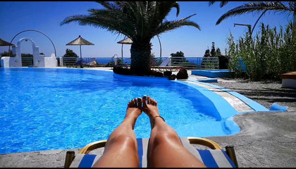 Mesmerized by my lovely feet