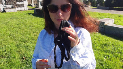 Fetish. Hot Teen Girl Peeing Standing in Park