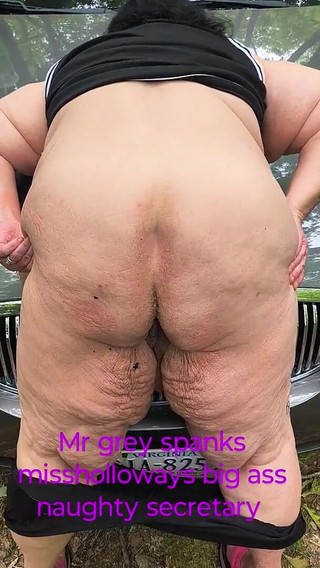 Mr Grey Took Miss Hallway to the Woods to Spank Her Big Ass Hard