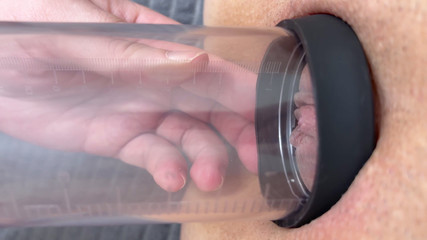 Finger Fucked That Pumped up Pussy. Vacuum Made Her so Big and Plump