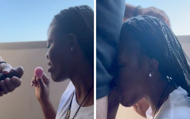 He Cums on My Lollipop and I Lick It All off