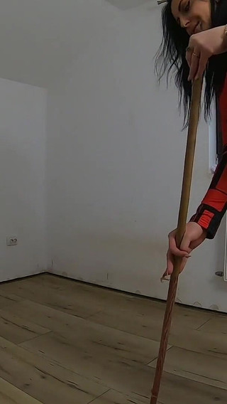 Nymphomaniac Maid Cleans an Abandoned House Ep 257