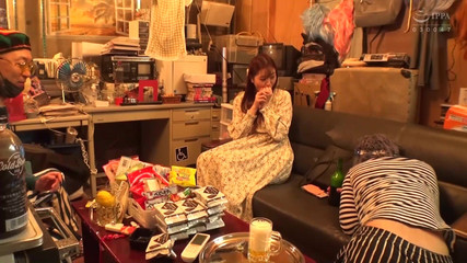 Old Wives' Cosplay! - F Cup Tits Dress up as Mari Makinami Illustrious and Made Her Blush