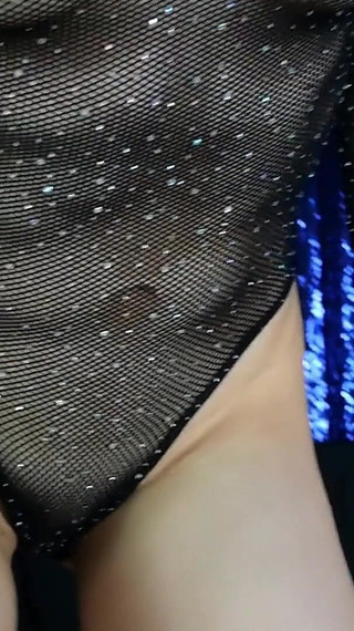 Enchanted by My Fishnet Bodysuit, with Nothing Underneath Ita