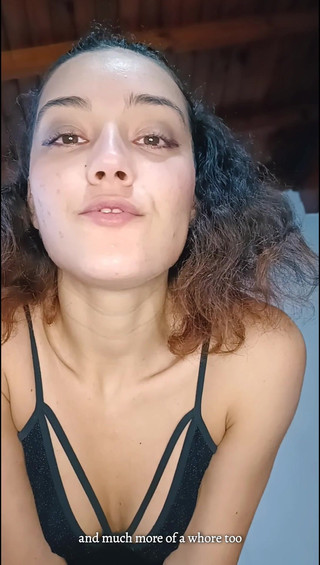 Humiliating Dominatrix in POV: I Spit on You, I Use You, and Your Girlfriend Just Watches