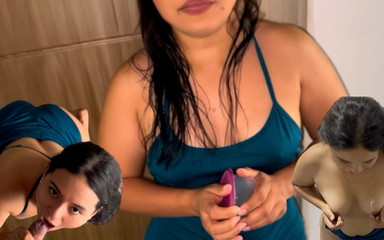 I Asked My Neighbor for Sugar and He Ended up Fucking Me Hard Until He Filled My Tits with Milk