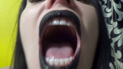 Black lips French close up kissing & riding u