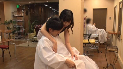 A Beauty Salon Where Her Eyes Keep Locking with Yours.