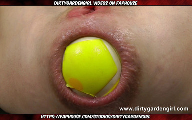 Dirtygardengirl 5 Balls at Once in Ass & More