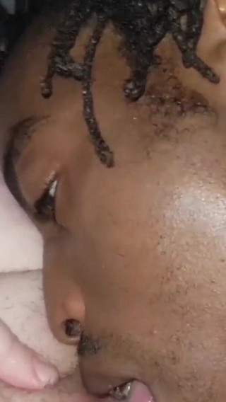 YoungEnglishBBW rubbing my fat pussy while BBC Nata4sex eats my pussy