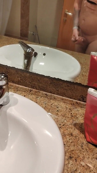 Watching for My Next Door Girl. They Caught Me and Give Me a Handjob in the Shower.