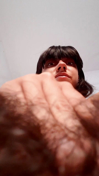 Hairy teen giantess finds her little stepbrother