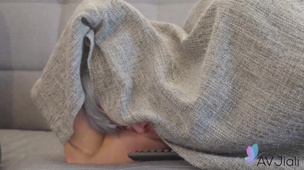 The Landlord Watches Lina Masturbate and Squirt