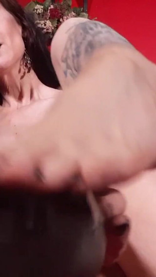 Filthy Black Flats Foot Fetish Shoe Dangling and Play