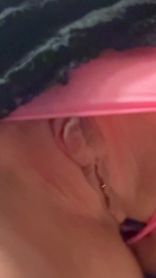 Teen Takes Panties off and Have a Risky Play with Anal Plug in Public