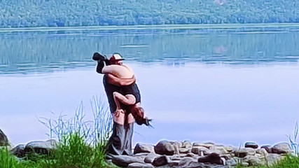 Best Part of Camping Is Breakfast on the Beach First Thing in the Morning