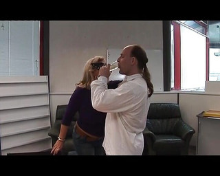 Masked Blonde German Cougar Enjoys Hard Fuck