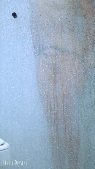 College Tanned Gorgeous Girl Take a Shower in Bikini