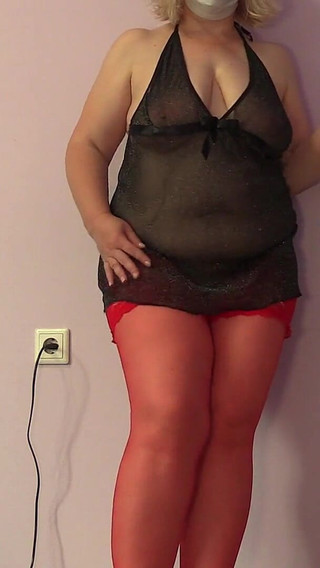My Mature Wife Is Cheating on Me on Webcam. Chubby MILF with Big Tits.