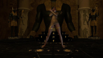 Striptease with Egyptian Style Dance