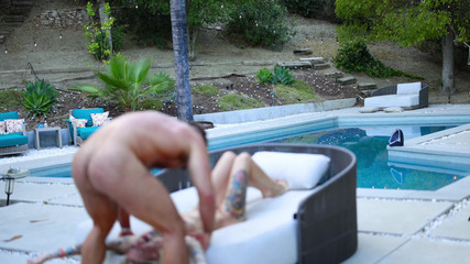 Tattoed Blonde Babe Kitt Jones