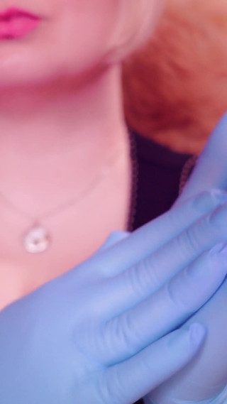 2 Layers of Fetish Nurse Medical Gloves. Arya Grander. Asmr No Nude Video.