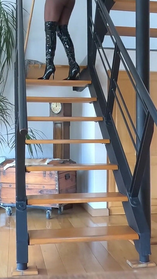 My Boss Makes Me Clean His Penthouse in High Heels