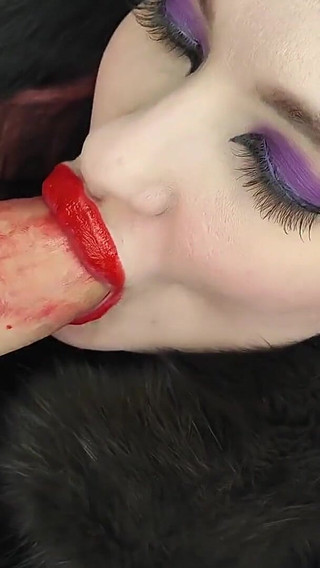 Fur Goddess Makes Dick Cum with Heels