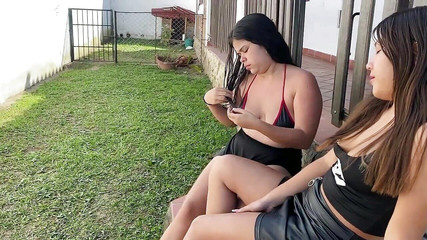 Our Friend Invites Us to a Cabin and We End up Having a Threesome Throughout the House