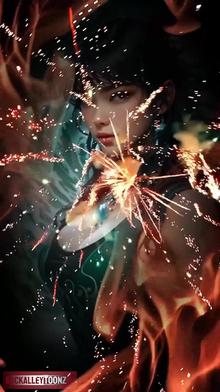 Beautiful Thick Women in Flame & Water